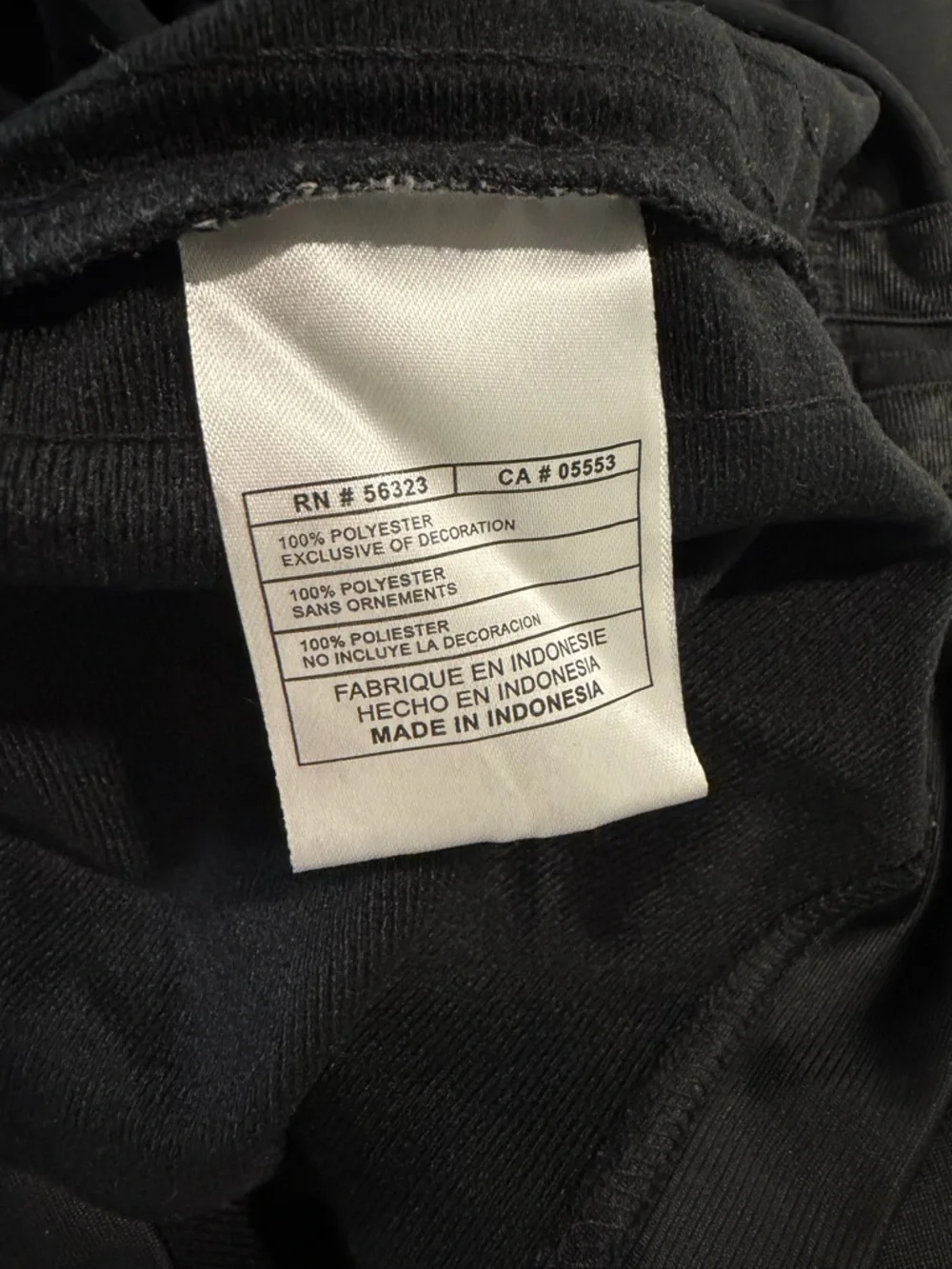 Nike Black Hoodie with White Swoosh Logo